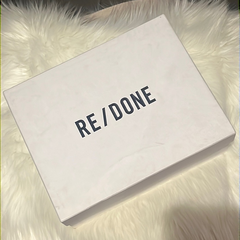 Re/Done 70S MOC SLIDE CUOIO SUEDE size 36